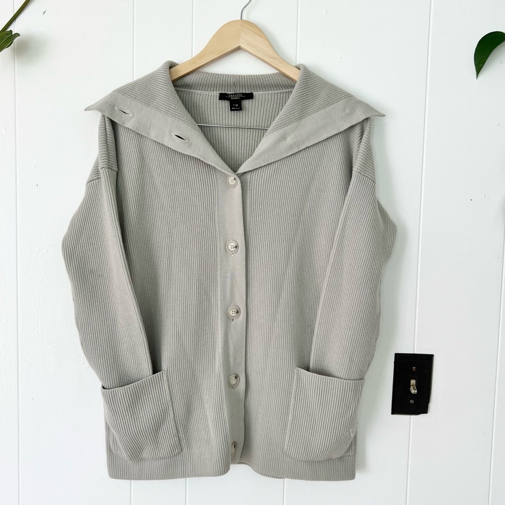 Max Mara Weekend 100% Wool Button Down Sweater Size Medium